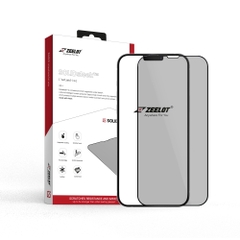 CƯỜNG LỰC IPHONE 13 PRO MAX ZEELOT SOLIDSLEEK DÁN CHỐNG VÂN TAY VIỀN ĐEN