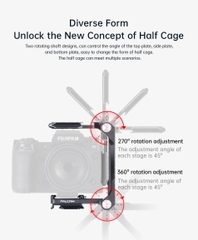 Falcam F22 & F38 & F50 Quick Release Foldable Half Cage Kit - C00B3809
