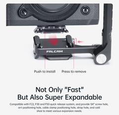 Falcam F22 & F38 & F50 Quick Release Foldable Half Cage Kit - C00B3809