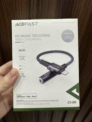 Cáp chuyển âm thanh ACEFAST Lightning to 3.5mm MFI (0.18m) - C1-05