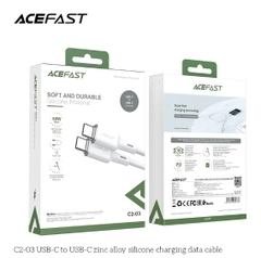 Cáp ACEFAST USB-C to USB-C (1.2m) - C2-03
