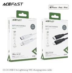 Cáp ACEFAST Type C to Lightning (1.2m) - C3-01