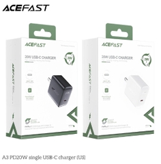 Sạc ACEFAST PD3.0 20W 1 cổng USB-C (US) - A3