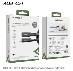 Cáp ACEFAST Type C to Type C 100W (2m) - C4-03