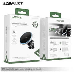 Giá đỡ sạc nhanh không dây từ tính trên ô tô 15W ACEFAST - D3