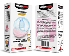 Bao cao su siêu mõng maxmen invisible extra thin