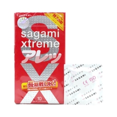 Bao cao su gân gai chống xuất tinh sớm Sagami Feel Long