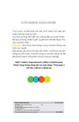 Cải Tiến Năng Lực Bản Thân