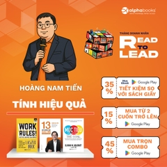Combo 3 cuốn tính Hiệu quả - Linh hoạt vận hành, tối ưu hiệu quả cho doanh nghiệp (anh) Hoàng Nam Tiến gợi ý