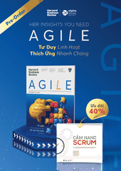 Combo Agile Scrum - Gồm 2 Cuốn HBR Agile và Cẩm Nang Scrum
