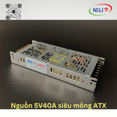 Nguồn siêu mỏng 5V40A ATX