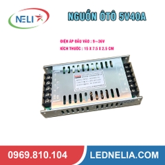 NGUỒN LED TRÊN ÔTÔ 5V40A