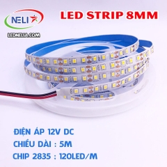 LED dây 5m chip 2835 bản 8mm