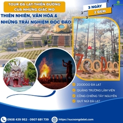 TOUR ĐÀ LẠT 3 NGÀY 2 ĐÊM