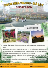 Tour Nha Trang-Đà Lạt 3N-2Đ