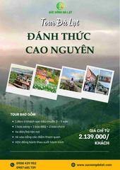TOUR ĐÀ LẠT: "ĐÁNH THỨC CAO NGUYÊN" (2 NGÀY 1 ĐÊM)