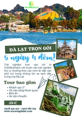 TOUR ĐÀ LẠT TRỌN GÓI | 5 NGÀY 4 ĐÊM