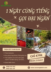 TOUR 1 NGÀY CÙNG TIẾNG GỌI ĐẠI NGÀN I TOUR 1 NGÀY