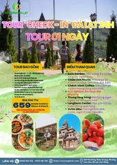 TOUR "CHECK - IN" ĐÀ LẠT 24H I TOUR 1 NGÀY