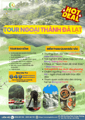 TOUR NGOẠI THÀNH ĐÀ LẠT | TOUR 1 NGÀY