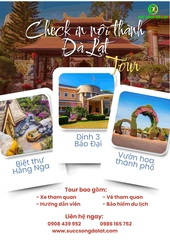 TOUR CHECK IN BIỂU TƯỢNG ĐÀ LẠT