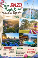 Tour 3N2D Thanh Xuân Trên Cao Nguyên