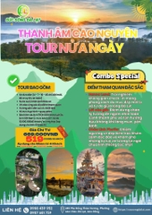 TOUR THANH ÂM CAO NGUYÊN | TOUR NỬA NGÀY
