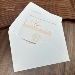 PB 463 - Thiệp tối giản phong cách hiện đại