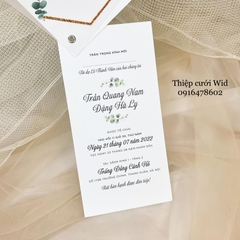 3 lá 307 - Chữ hỷ kết hợp lá xanh