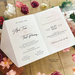 446 CN - Thiệp in ảnh nhẹ nhàng, vintage