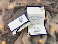 Ngang 07 - Thiệp hoa nước loang sang trọng, tinh tế