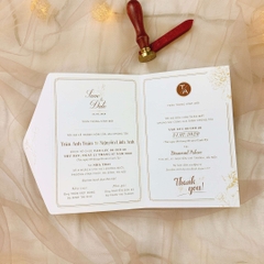 188 CN - Thiệp hiện đại phong cách tối giản