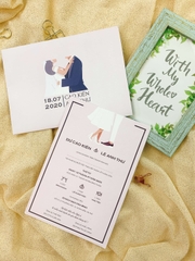 PB rút 239 - Thiệp họa tiết chibi hiện đại