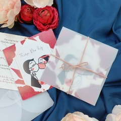 Thiệp theo ý tưởng PB dạng bao can trong
