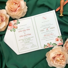 215 CN - Thiệp hoa Mẫu Đơn quyến rũ, sang trọng