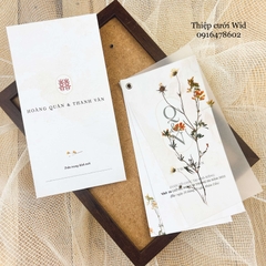 3 lá 345 - Hoa cỏ khô phong cách Vintage