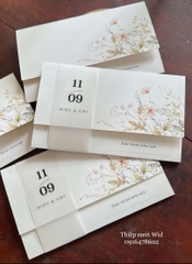 Ngang 359 - Thiệp hoa nhí Vintage