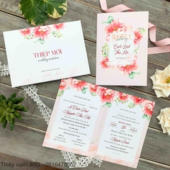 PB 069 - Thiệp cưới Hoa Hồng sang trọng