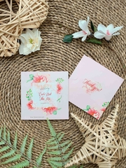 069 Vuông - Thiệp cưới Hoa Hồng sang trọng