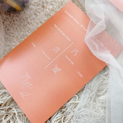 PB 259 - Thiệp tối giản nền nước loang