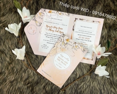 126 CN - Thiệp cưới Hoa Hồng sang trọng