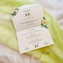 381 CN - Sắc lá xanh kết hợp hoa nổi bật