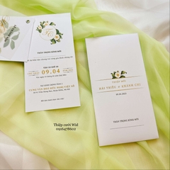 3 lá 381 - Hoa lá sắc xanh sang trọng, nổi bật