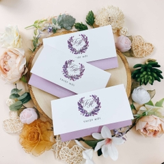 Ngang 250 - Thiệp hoa Lavender sắc tím sang trọng