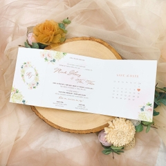 263 Vuông - Mẫu hoa hồng sắc màu pastel