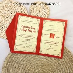 306 đỏ CN - Thiệp hiện đại in hình chibi