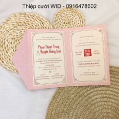 306 hồng CN - Thiệp hiện đại in hình chibi