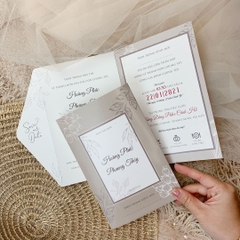226 CN - Thiệp tối giản nhẹ nhàng, vintage