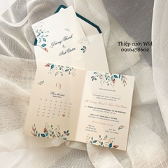 CC 207 - Thiệp phong bì giấy mĩ thuật ánh Ngọc Trai