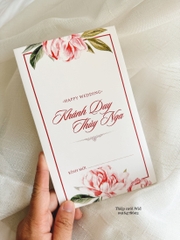 Ngang 081 - Mẫu hoa sắc hồng sang trọng